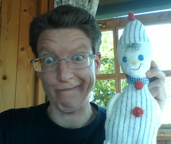 My First Sleepingmate (39 Years Old) And Me.