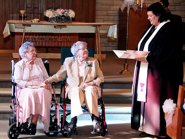 Two Women, Vivian, 91, And Alice, 90, Finally Get Married