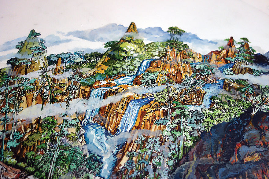 We Created Detailed Drawings To Show The Harm We've Done To Mother Earth