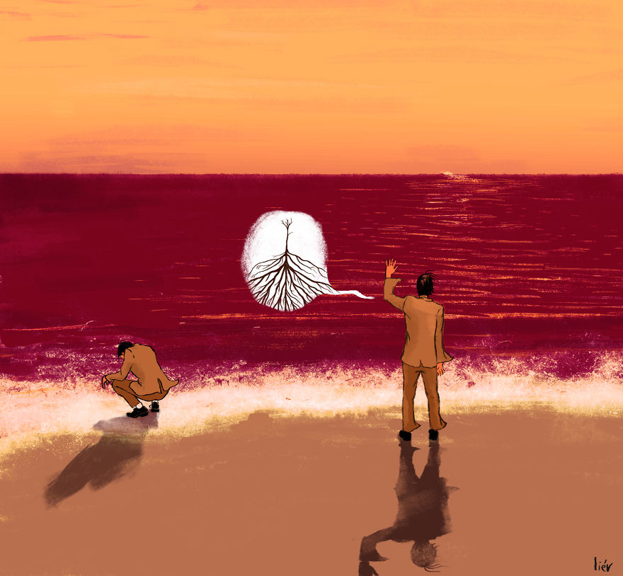 I Portray Ironies And Ambiguities With My Illustrations