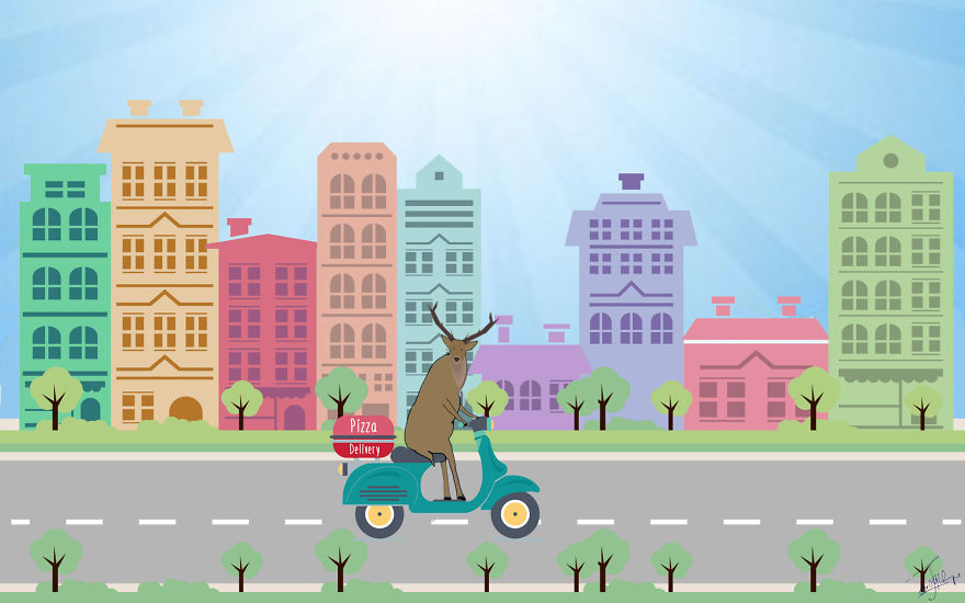 The Lost Homes: Kabeera Makes Illustrations Sending A Sad Message About Deforestation