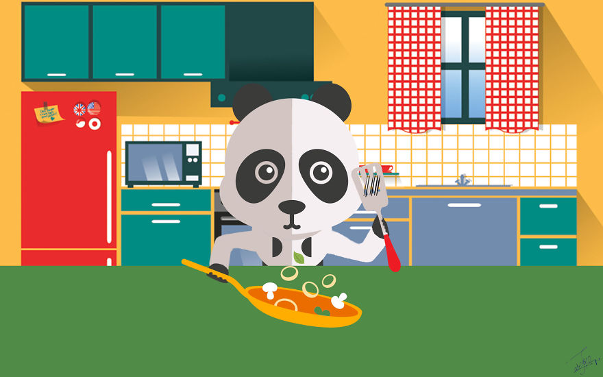 The Lost Homes: Kabeera Makes Illustrations Sending A Sad Message About Deforestation