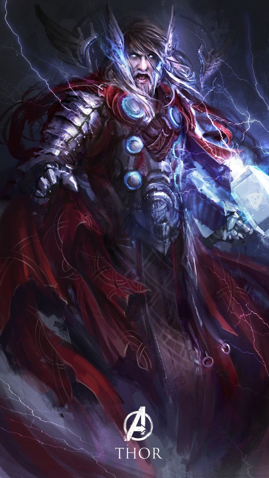 An Alternate Marvel Universe: Avengers Heroes Turn Fantastical