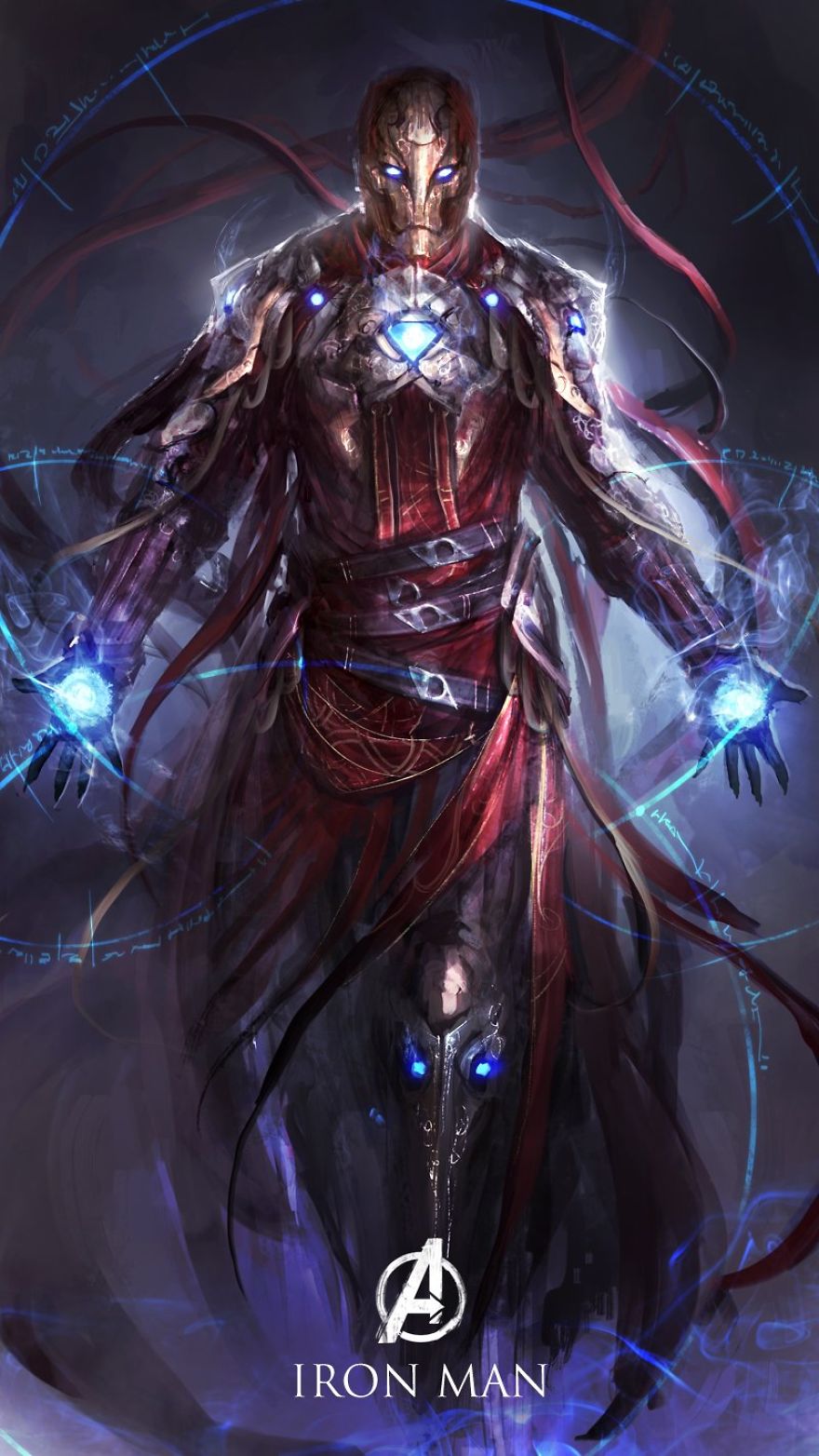 An Alternate Marvel Universe: Avengers Heroes Turn Fantastical