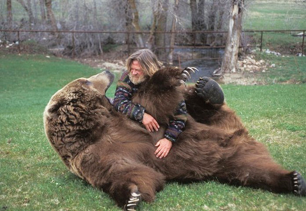 Bart The Bear And His Trainer Doug Seus