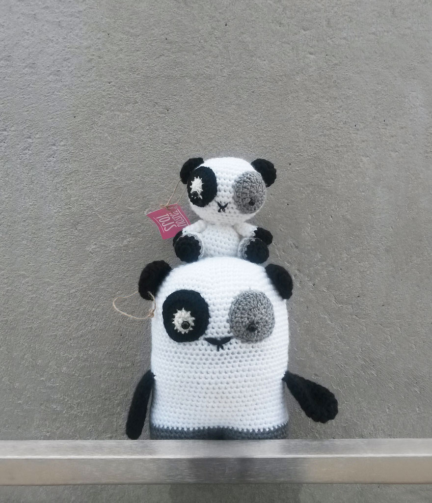 Pandas Making An Eiffel Tower