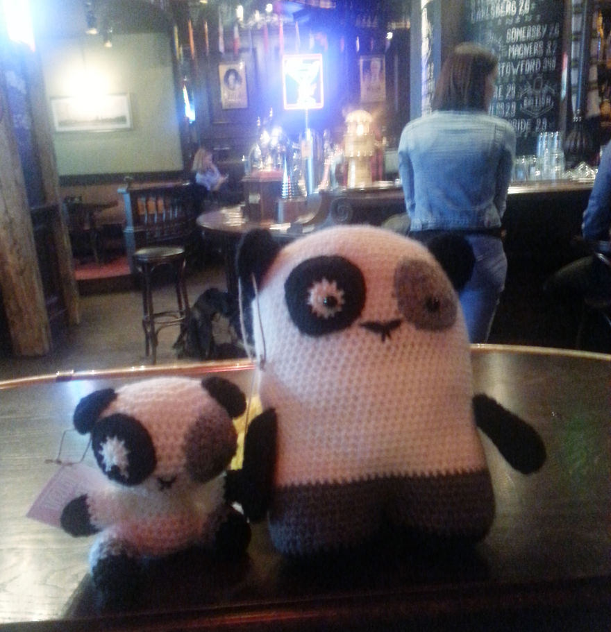 Pandas Going Out For A Drink