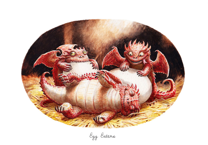 cute-dragons-paintings-illustrations-lynton-levengood-17 cute-dragons-paintings-illustrations-lynton-levengood-17