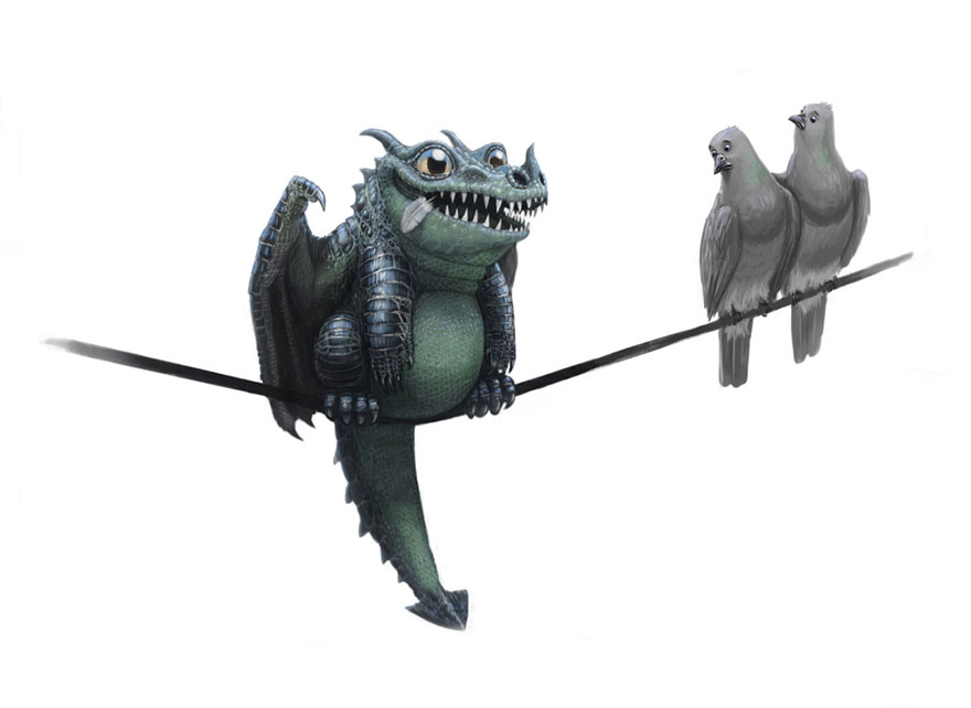 cute-dragons-paintings-illustrations-lynton-levengood cute-dragons-paintings-illustrations-lynton-levengood