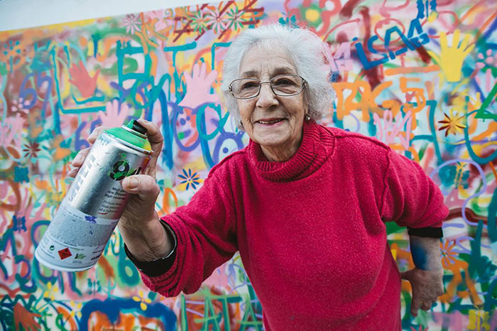 Awesome Elderly Street Artists Destroy Age Stereotypes In Portugal