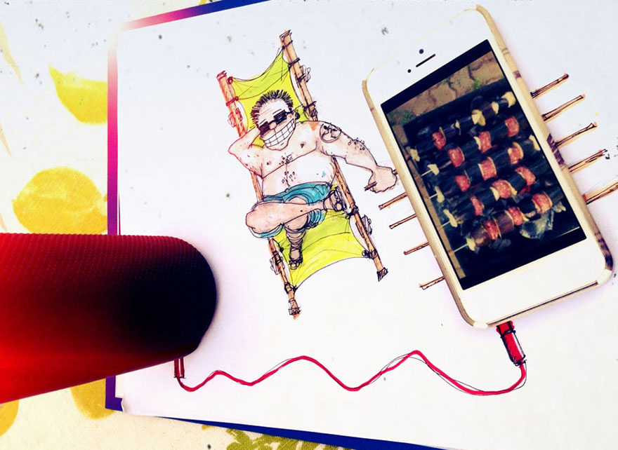 food-cartoon-illustrations-korhan-ercin food-cartoon-illustrations-korhan-ercin