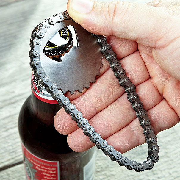 Bike Chain Bottle Opener