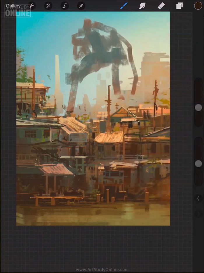 Ipad Artist Nikko's Latest Incredible Artwork: "boat Trouble"