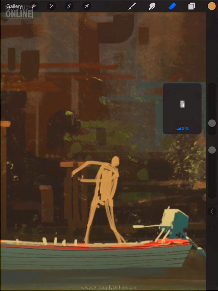 Ipad Artist Nikko's Latest Incredible Artwork: "boat Trouble"