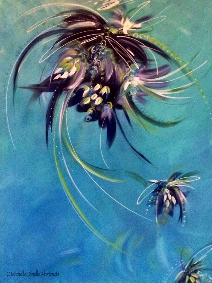 Passing Thru Blue - By Michelle Dinelle