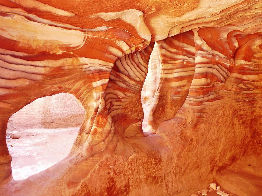 Rock Cave, Petra, Jordan