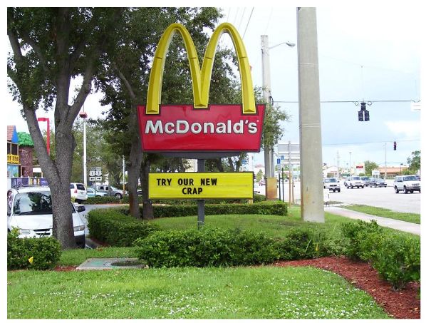 That Is An Interesting Way Of Vandalising.