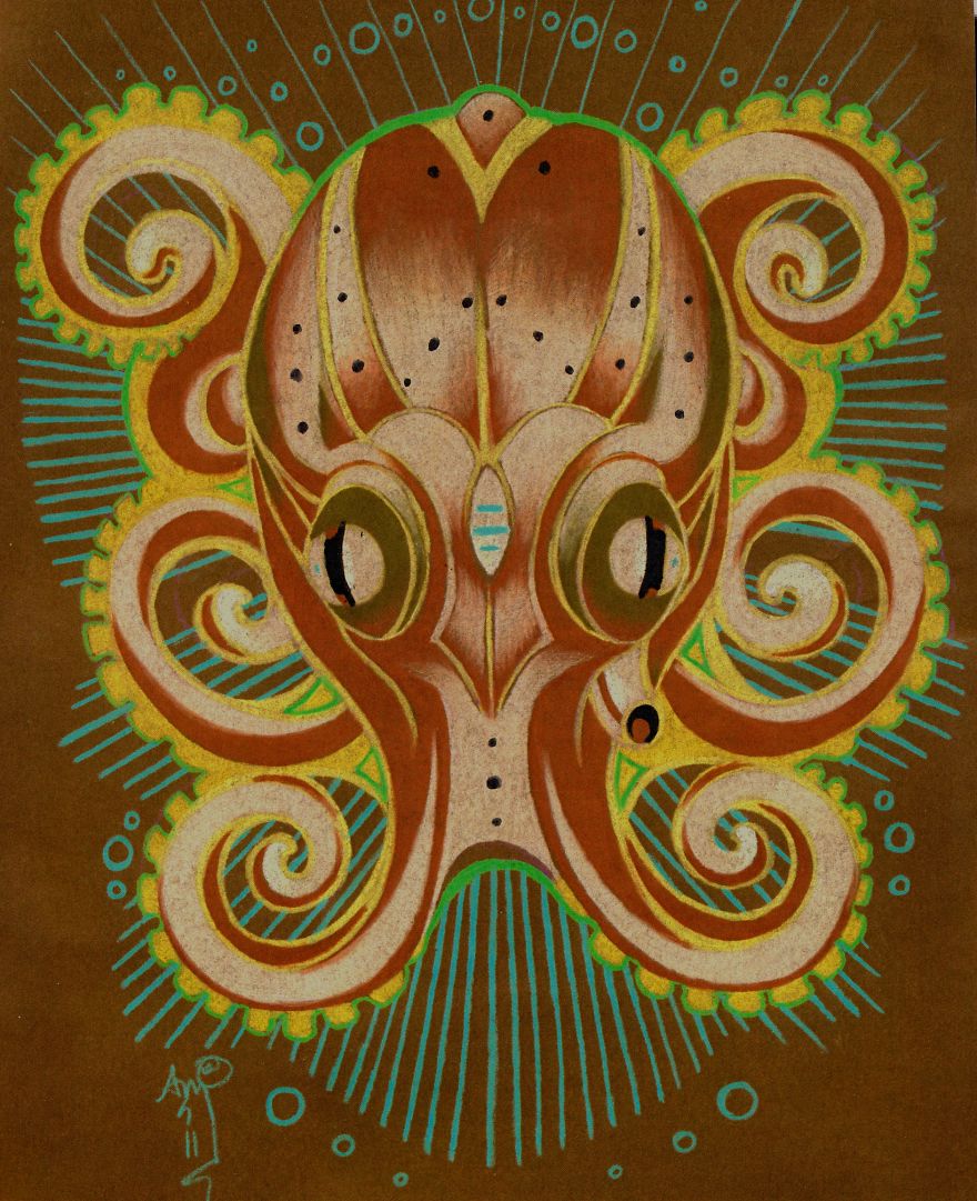 Animal Spirits In Pencil And Ink Animal Spirits In Pencil And Ink