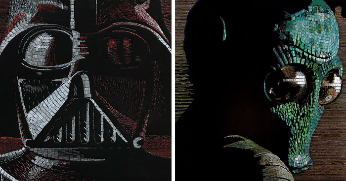 I Used 77,886 Office Staples To Create These Star Wars Characters