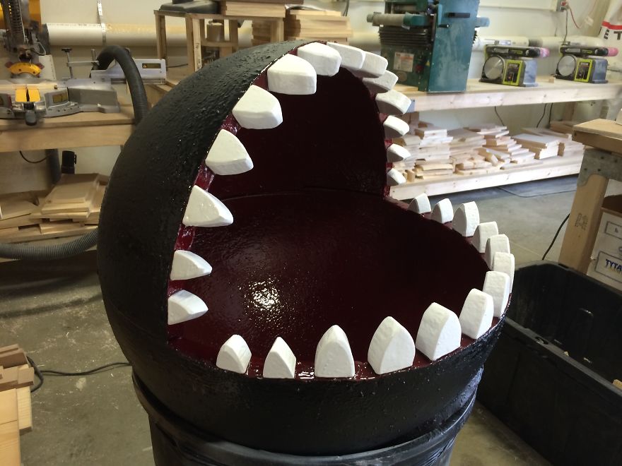 I Made A Bed For My Cat Inspired By Super Mario's Chain Chomp Monster