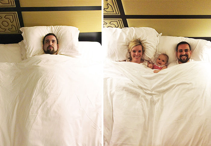 Sad Vacation Guy Wins Second Vacation, Takes His Wife And Baby, Has Much Better Time