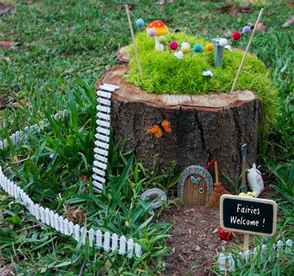 Tree Stump Garden