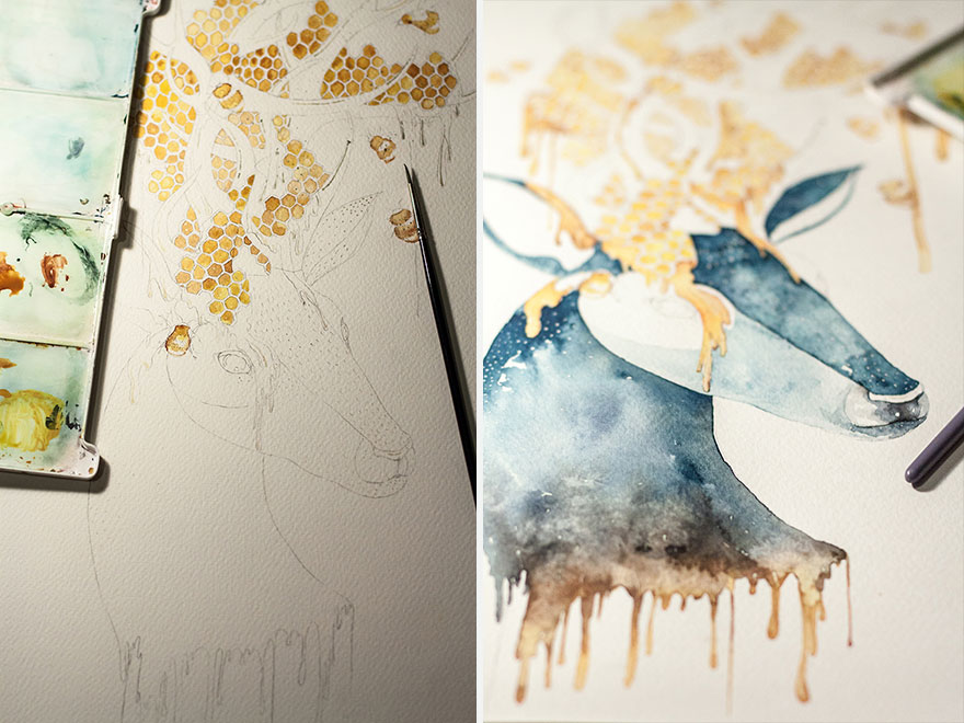 watercolor-painting-animals-illustrations-norvile-dovidonyte-11