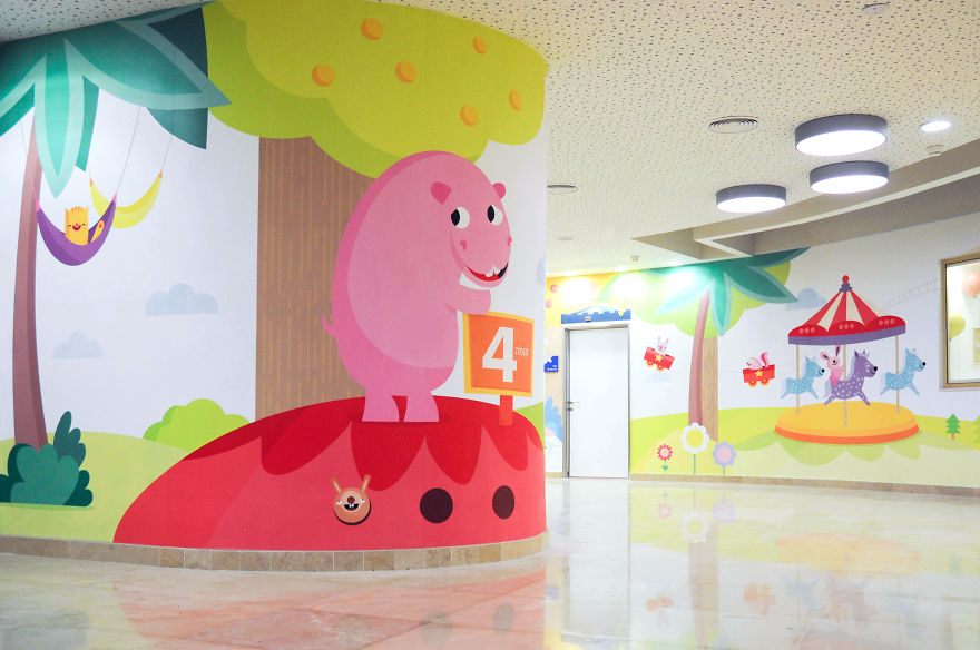 I Volunteered To Decorate A Hospital's Paediatric Department Walls To Make Kids Happier I Volunteered To Decorate A Hospital's Paediatric Department Walls To Make Kids Happier