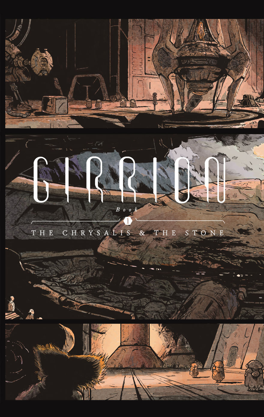 Some Pages From My Miyazaki Star Warsish Type Graphic Novel