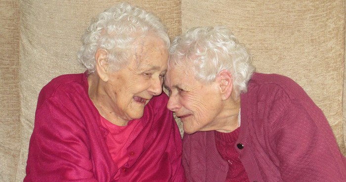 The World’s Oldest Identical Twin Sisters Have Spent 103 Years Taking Care Of Each Other Every Day