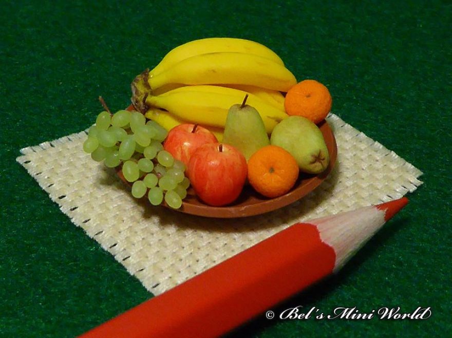 Super Realistic Food Miniature Sculptures For Doll House. Made By Bels Miniworld