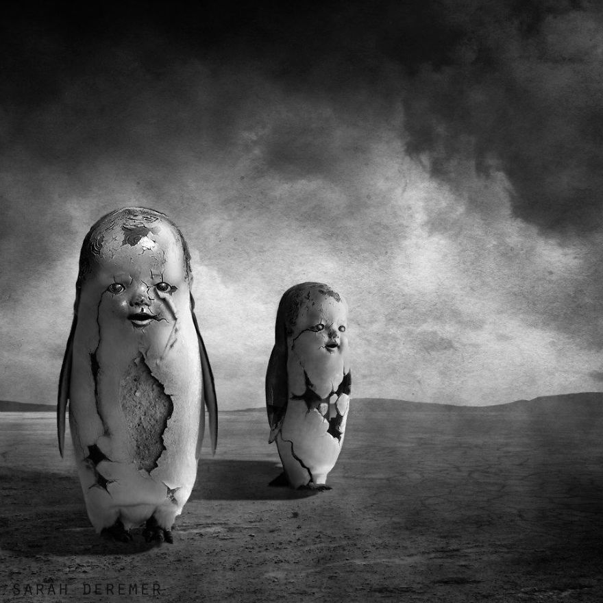 I Create Surreal And Conceptual Black And White Scenes