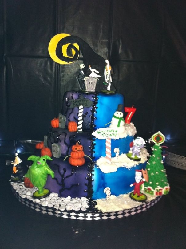 The Nightmare Before Christmas Cake