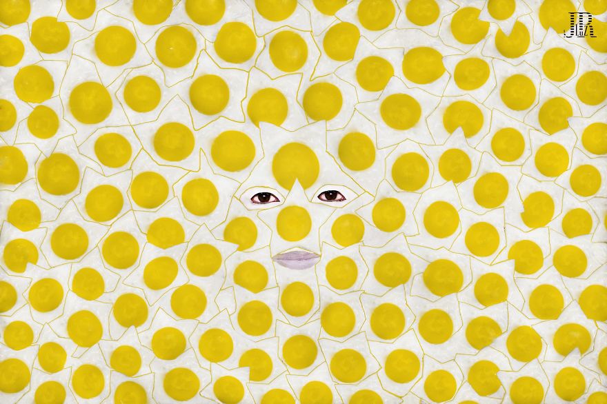 Models Become Their Favorite Foods In Photographic Series Models Become Their Favorite Foods In Photographic Series