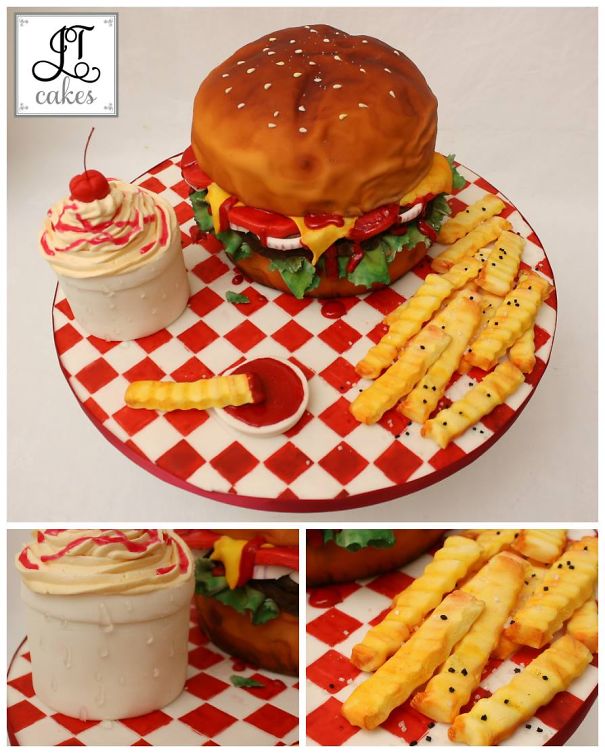 Burger Cake