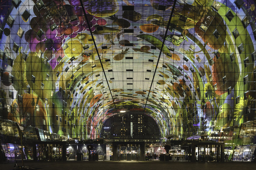 Markthal: Enormous Food Market In Rotterdam