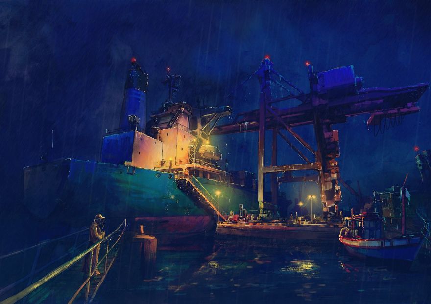 Around The World With Watercolor Illustrations