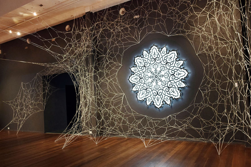 I Cover City Streets In Lace Street Art