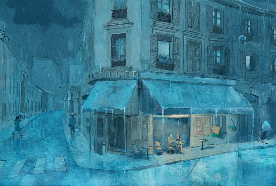 Around The World With Watercolor Illustrations