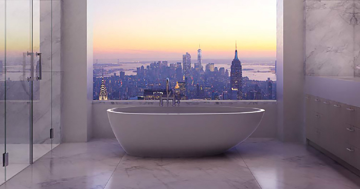 What It’s Like To Live In A $95-Million Penthouse 1,396 Feet Above New York City