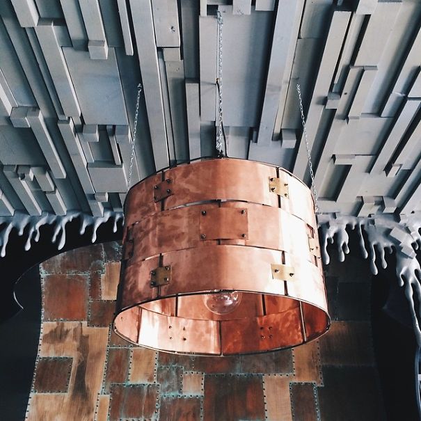 Diy Lamps From Leather And Copper