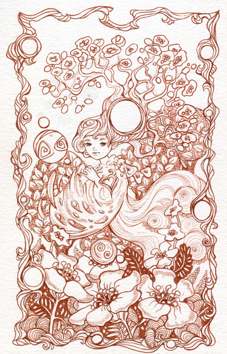 82 Nights: Full-time Mother Creates Illustrated Art-book