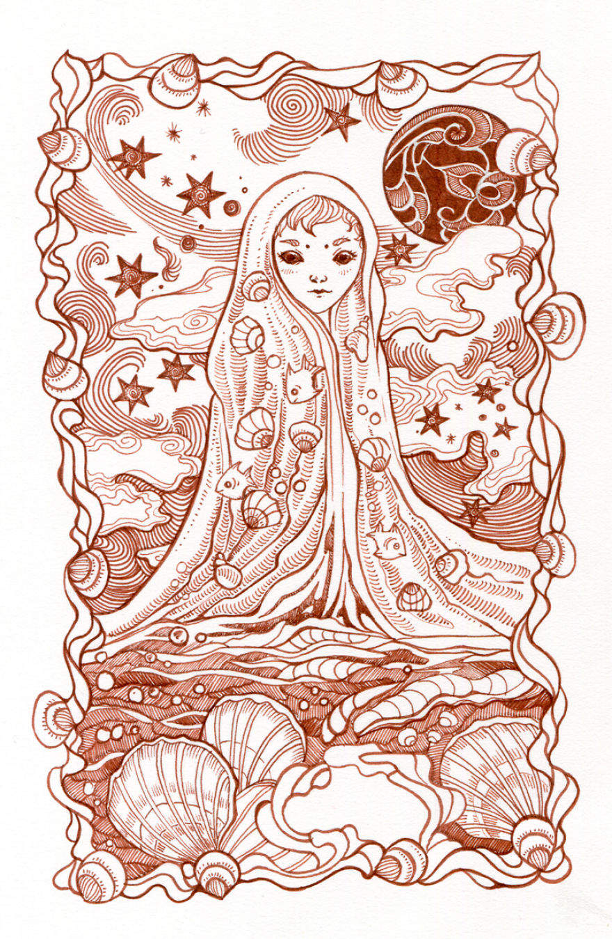 82 Nights: Full-time Mother Creates Illustrated Art-book