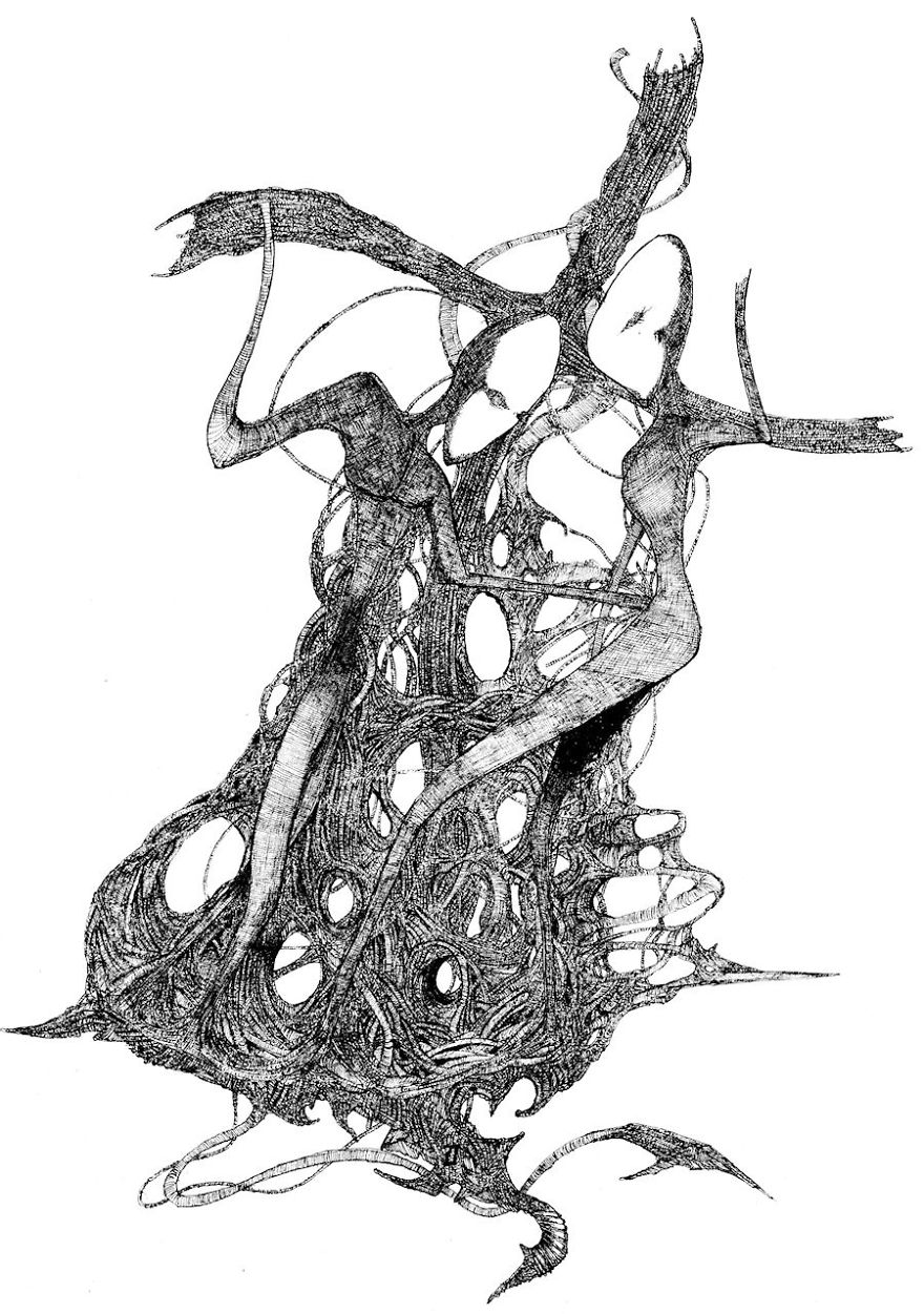 Chaos Of The Mind: My Illustrations Drawn With Fineliner