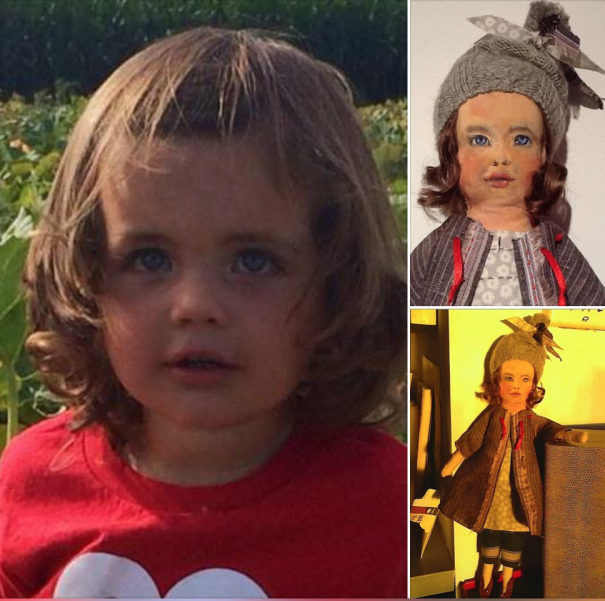 Danielle And Her Baby Face Doll