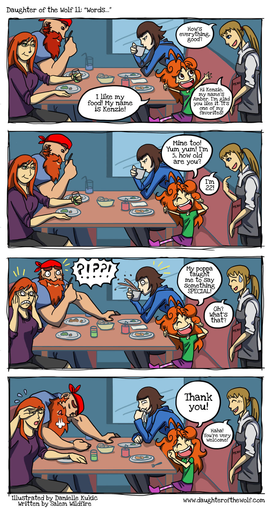 Daughter Of The Wolf: Funny Comics About A Stay-at-home Dad And His Daughter