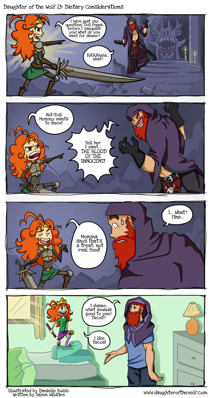 Daughter Of The Wolf: Funny Comics About A Stay-at-home Dad And His Daughter