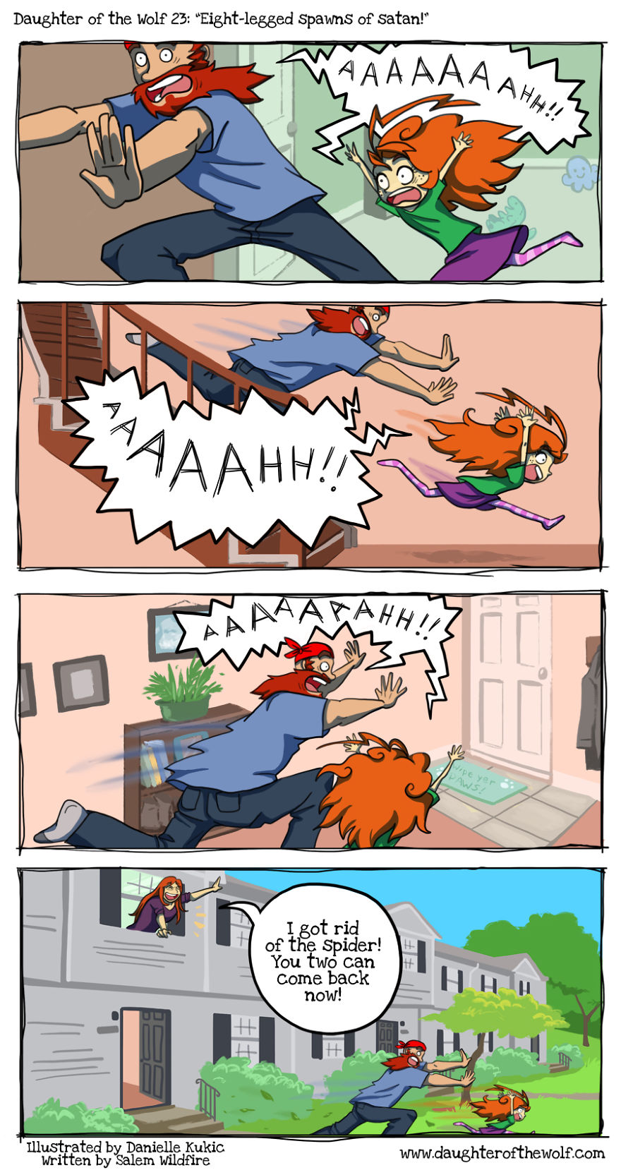 Daughter Of The Wolf: Funny Comics About A Stay-at-home Dad And His Daughter