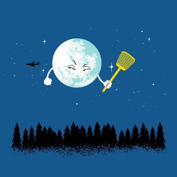 This Is How I Imagine Our Moon's Adventures In Space