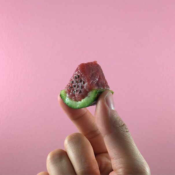 I Turn Fruits & Vegetables Into Hotdogs, Burgers, Ice Cream & Cakes